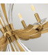 Hinkley Fredrick Ramond Vida 6 Light Chandelier Burnished Gold-4
