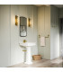 Wellington 1 Light Wall Light Aged Brass IP44-6