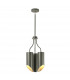 Quinto 3 Light Multi Arm Ceiling Pendant Dark Grey Polished Nickel E27-1