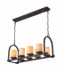 Aldora 8 Light Ceiling Island Pendant Bar Bronze E27