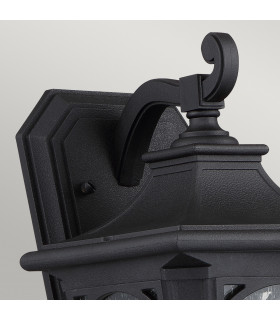 Bedford 1 Light Small Wall Lantern - Mystic Black Finish E27-2