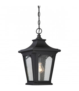 Bedford 1 Light Small Chain Lantern - Mystic Black Finish E27-1