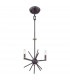 Carnegie 3 Light Ceiling Pendant Western Bronze Finish E14-3