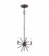 Carnegie 3 Light Ceiling Pendant Western Bronze Finish E14-4