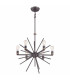 Carnegie 6 Light Ceiling Pendant Western Bronze Finish E27-1
