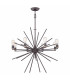 Carnegie 8 Light Ceiling Pendant Western Bronze Finish E27