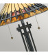 Chastain 2 Light Tiffany Desk Lamp Vintage Bronze E27-3