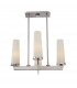 Chelsea Loft Contemporary 4 Light Chandelier Brushed Nickel-2