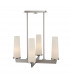 Chelsea Loft Contemporary 4 Light Chandelier Brushed Nickel-6
