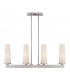 Chelsea Loft Contemporary 4 Light Pendant Brushed Nickel-1