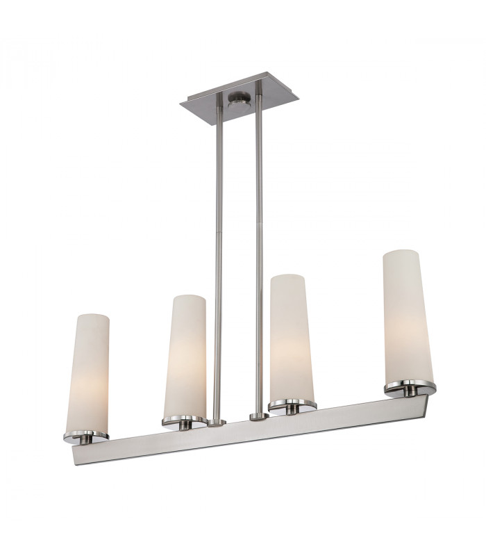 Chelsea Loft Contemporary 4 Light Pendant Brushed Nickel-2