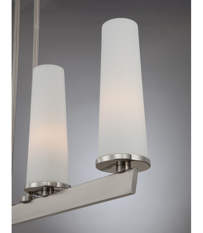 Chelsea Loft Contemporary 4 Light Pendant Brushed Nickel-3