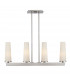 Chelsea Loft Contemporary 4 Light Pendant Brushed Nickel-4