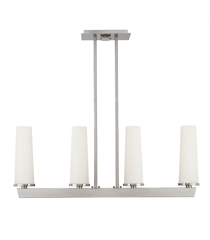 Chelsea Loft Contemporary 4 Light Pendant Brushed Nickel-5