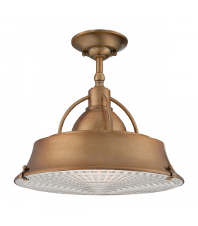 Cody 2 Light Dome Ceiling Pendant Copper E27-2