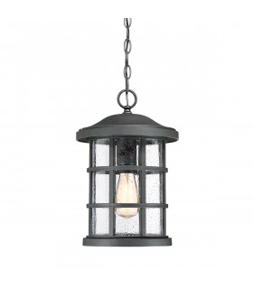Crusade Outdoor 1 Light Chain Lantern Earth Black IP44 E27-1