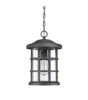 Crusade Outdoor 1 Light Chain Lantern Earth Black IP44 E27-2