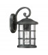 Crusade Outdoor 1 Light Medium Wall Lantern Earth Black IP44 E27-2