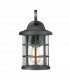 Crusade Outdoor 1 Light Medium Wall Lantern Earth Black IP44 E27-3