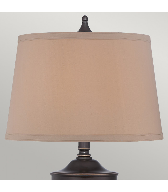 Dennison 1 Light Table Lamp Palladian Bronze E27-2