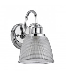 Dublin 1 Light Wall Light Polished Chrome Polished Chrome  IP44 G9-2