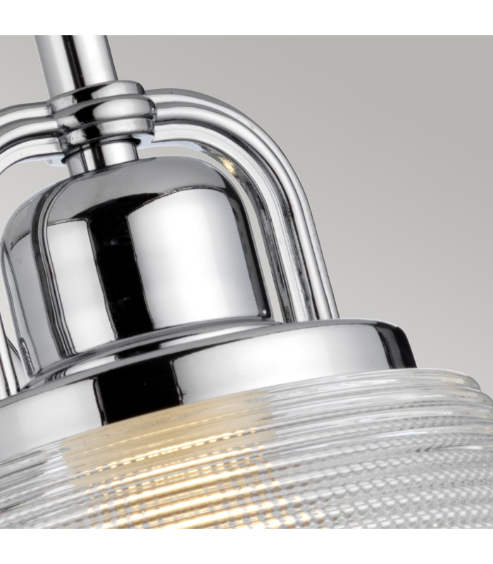 Dublin 1 Light Wall Light Polished Chrome Polished Chrome  IP44 G9-4