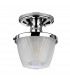 Dublin 1 Light Semi-Flush Mount Polished Chrome IP44 E27-2