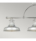 Emery 3 Light Pendant Bar Chandelier Light Silver E27-4