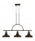 Emery 3 Light Pendant Bar Chandelier Light Palladian Bronze E27-1