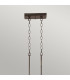 Emery 3 Light Pendant Bar Chandelier Light Palladian Bronze E27-3