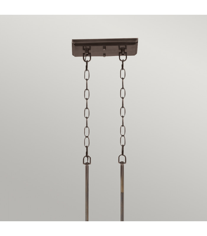 Emery 3 Light Pendant Bar Chandelier Light Palladian Bronze E27-3