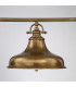 Emery 3 Light Pendant Bar Chandelier Light Weathered Brass E27-5