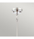 Emery 1 Light Dome Ceiling Pendant Silver E27-4