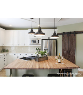 Emery 1 Light Dome Ceiling Pendant Palladian Bronze E27-2