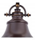 Emery 1 Light Dome Ceiling Pendant Palladian Bronze E27-6