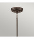 Emery 1 Light Dome Ceiling Mini Pendant Palladian Bronze E27-3