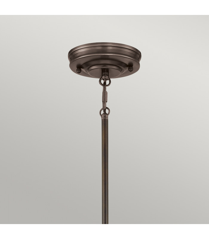 Emery 1 Light Dome Ceiling Mini Pendant Palladian Bronze E27-3