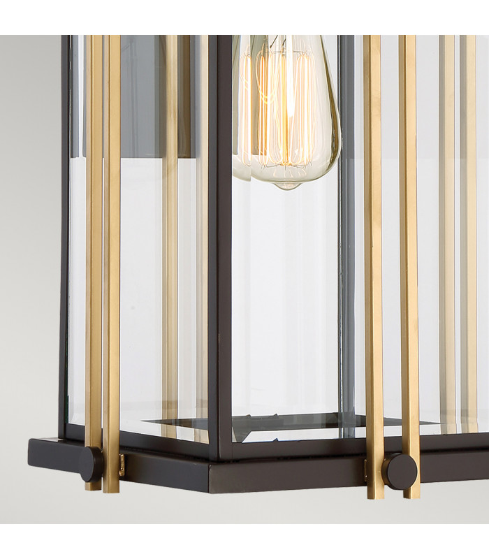 Goldenrod 1 Light Large Wall Lantern - Bronze Finish E27-4