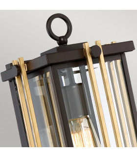 Goldenrod 1 Light Medium Wall Lantern - Bronze Finish E27-2