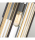 Goldenrod 1 Light Medium Wall Lantern - Bronze Finish E27-3
