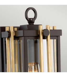 Goldenrod 1 Light Small Wall Lantern - Bronze Finish E27-2