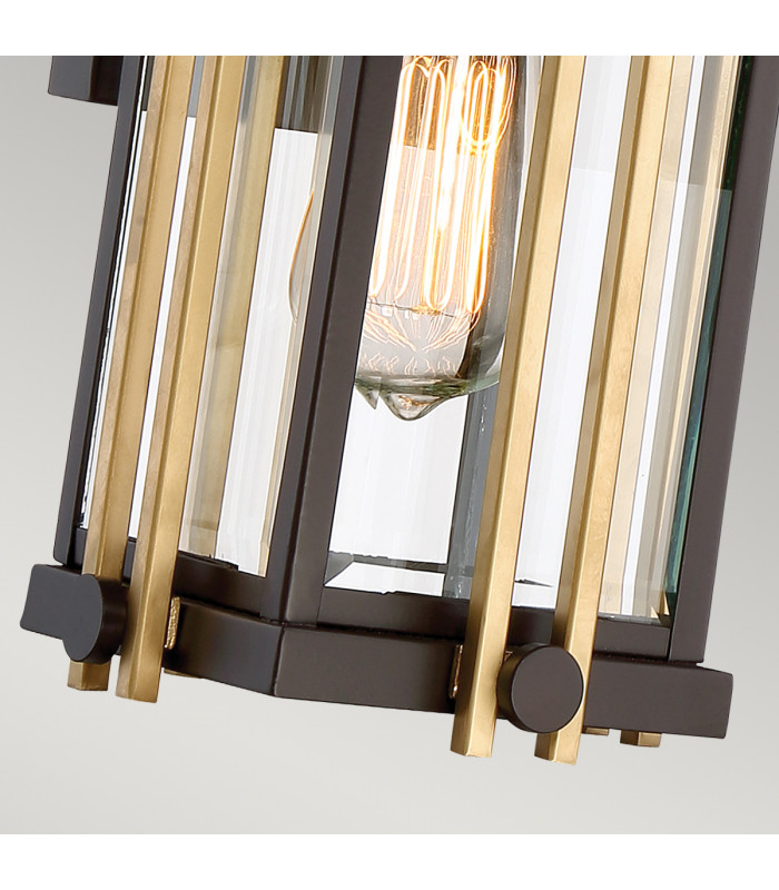 Goldenrod 1 Light Small Wall Lantern - Bronze Finish E27-3