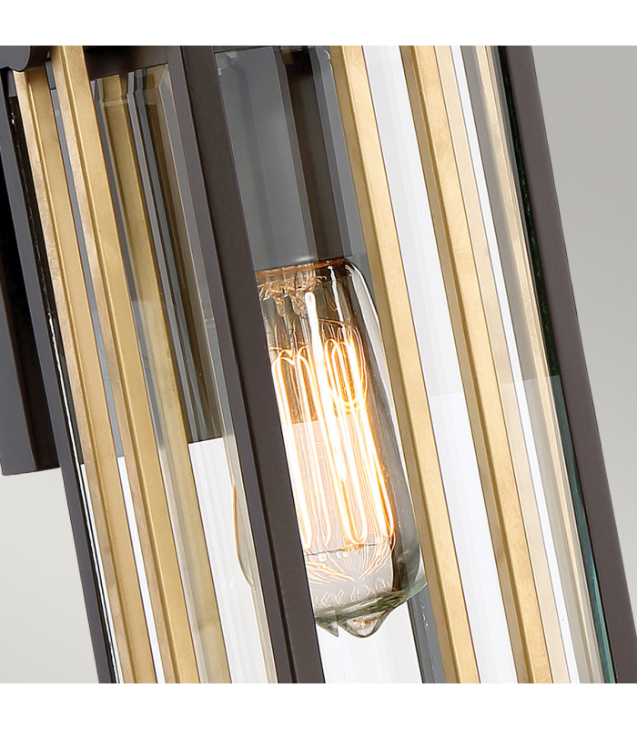 Goldenrod 1 Light Small Wall Lantern - Bronze Finish E27-4