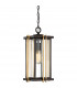 Goldenrod 1 Light Medium Chain Lantern - Bronze Finish E27-1