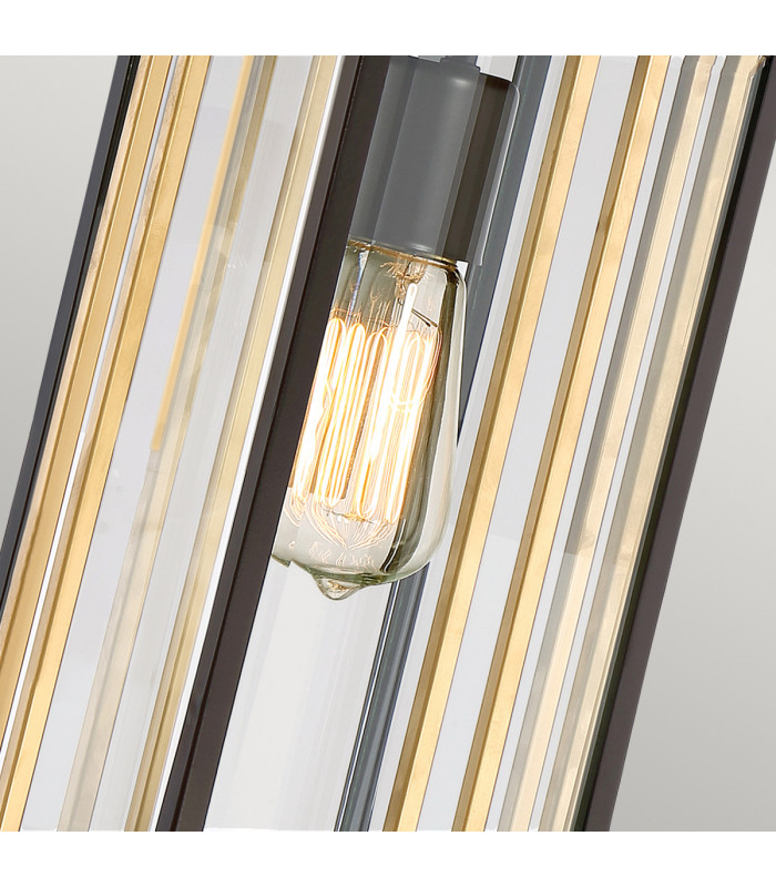 Goldenrod 1 Light Medium Chain Lantern - Bronze Finish E27-3