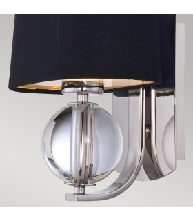 Gotham 1 Light Indoor Wall Light Imperial Silver G9-2