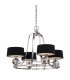 Gotham Multi Arm Chandelier 4 Light Imperial Silver Finish G9-1