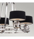 Gotham Multi Arm Chandelier 4 Light Imperial Silver Finish G9-4