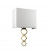 Ria Medium 1 Light Wall Light Aged Brass Ivory Faux Silk Shade-2