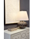 Rib Pumpkin 1 Light Table Lamp - Brown Black Finish E27-4